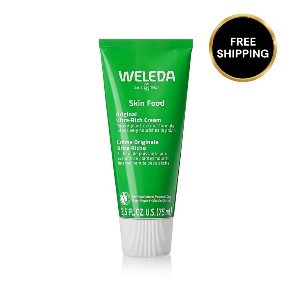 Weleda Skin Food Original Ultra-Rich Cream 2.5 fl oz 75ml - Dry Skin Moisturizer